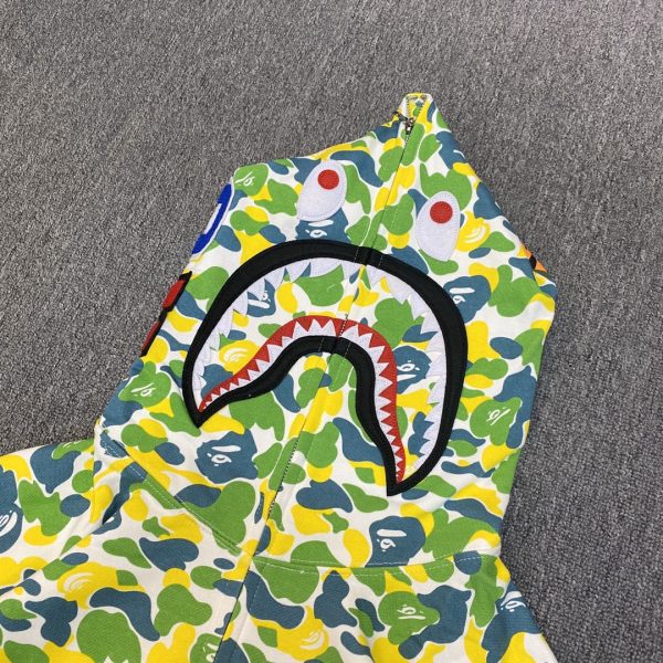 Bape – Hoodie – Green / Yellow