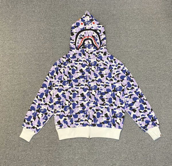 Bape – Hoodie – Camo Purple