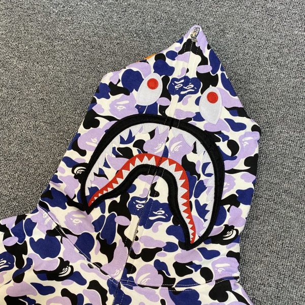 Bape – Hoodie – Camo Purple