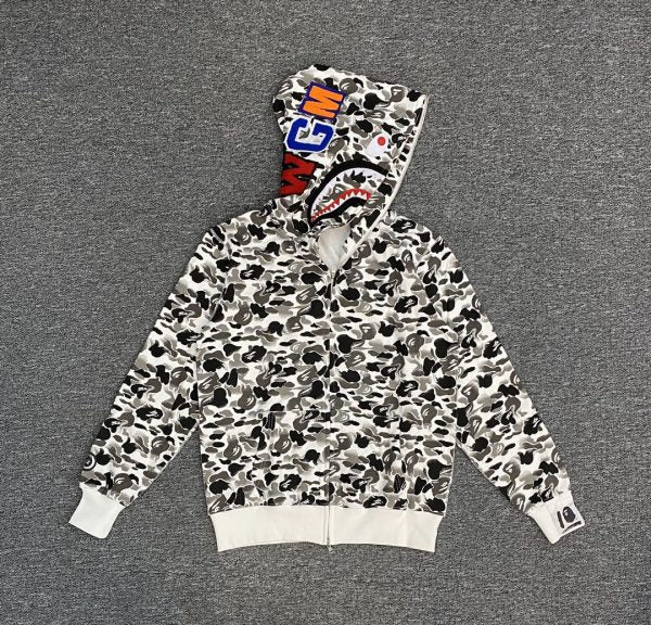Bape – Hoodie – Black / White