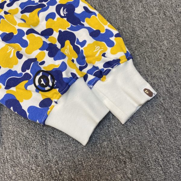 Bape – Hoodie – Yellow / Blue