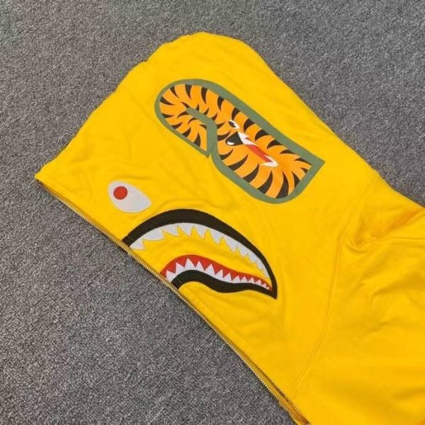 Bape – Hoodie – Shark Yellow