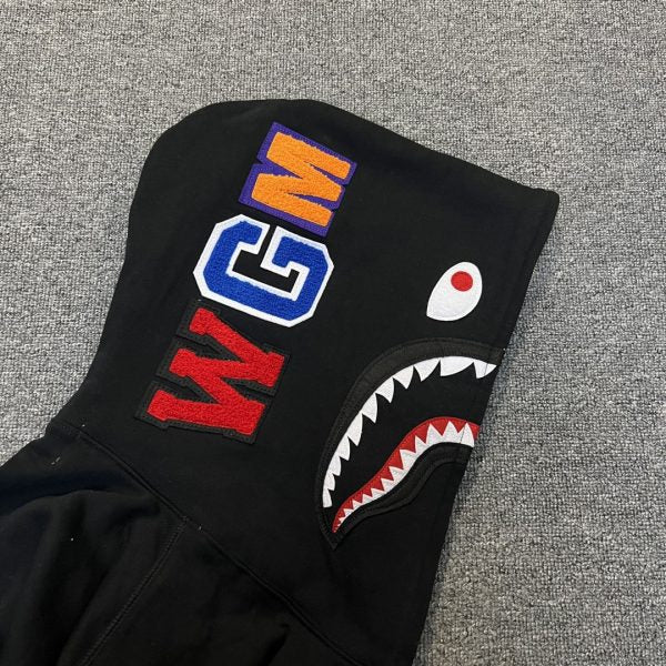 Bape – Hoodie – Shark Black