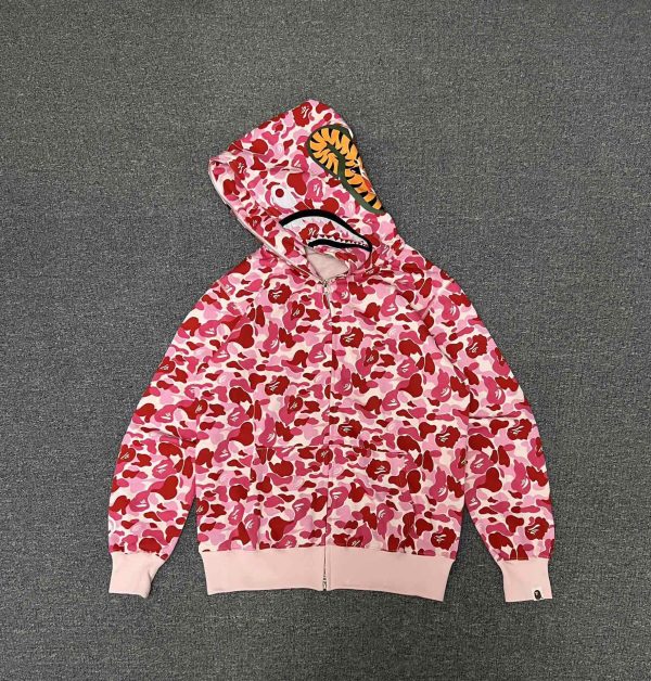 Bape – Hoodie – Camo Red