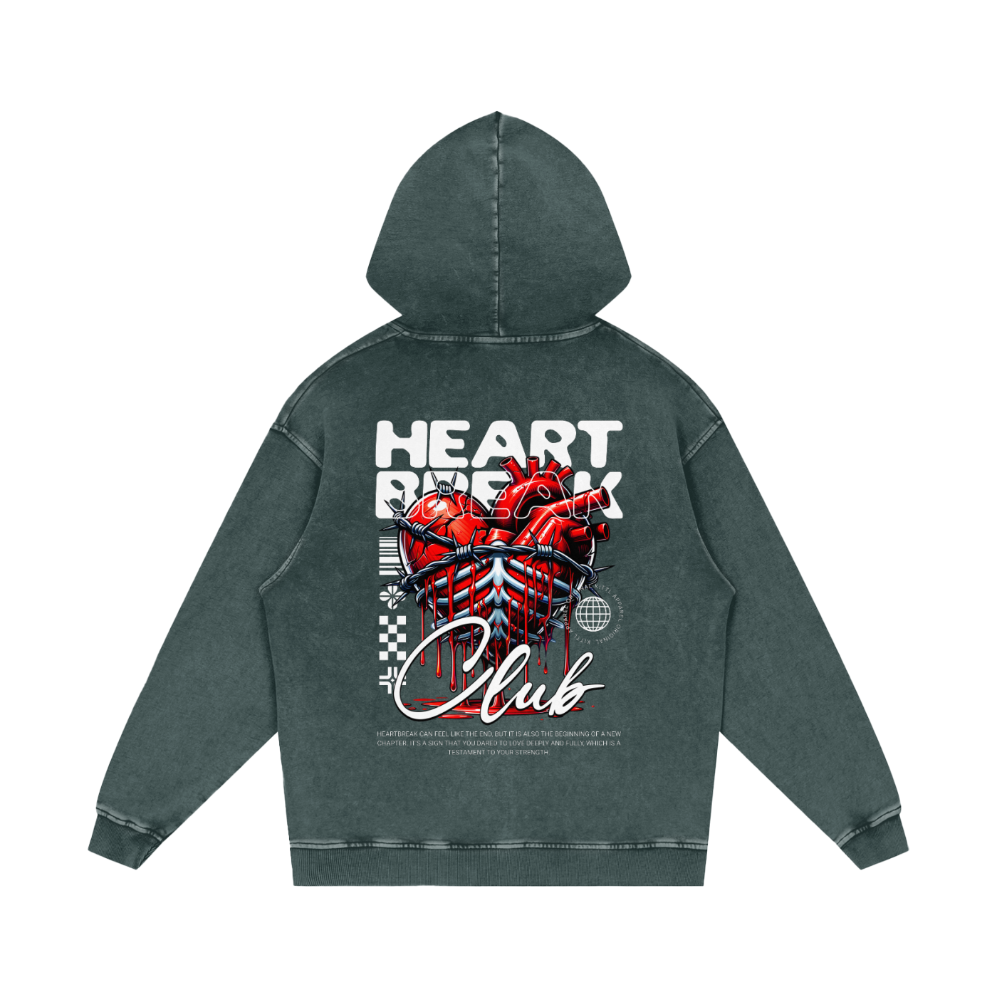 Acid Wash Oversize Hoodie - 420 GSM