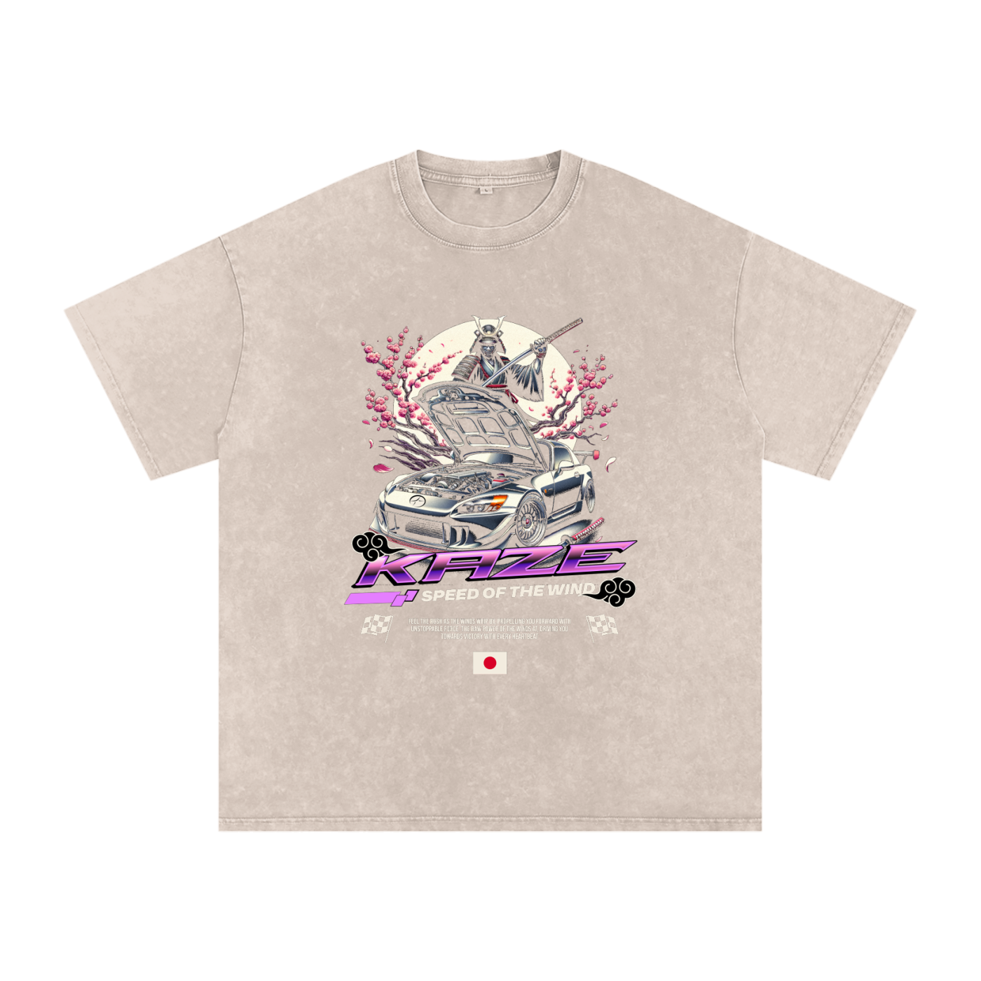 Acid Wash Oversize T-Shirt - 250 GSM