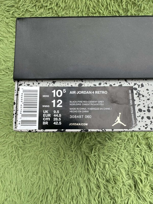 Air Jordan 4 Bred 2019
