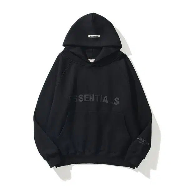ESSENTIALS hoodie Black