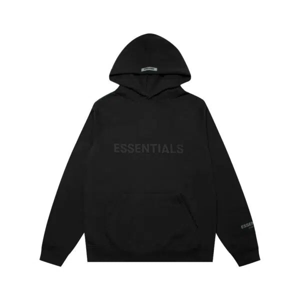 ESSENTIALS hoodie Black