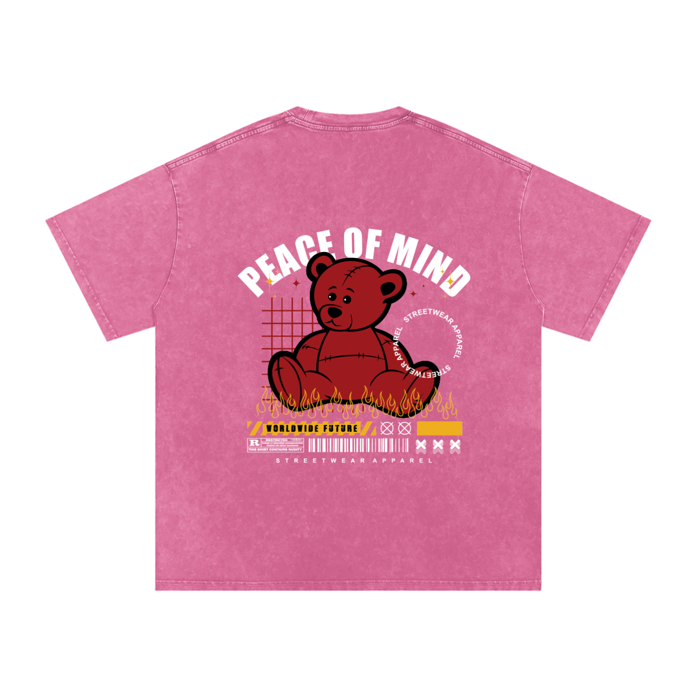 Acid Wash Oversize T-Shirt - 250 GSM
