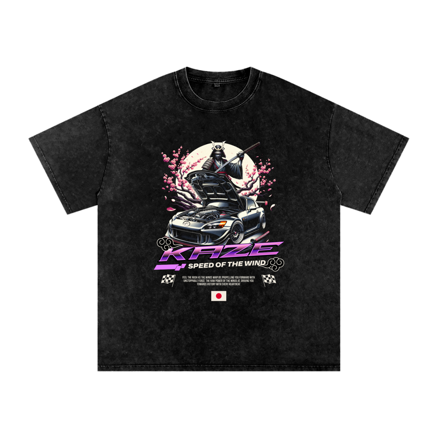 Acid Wash Oversize T-Shirt - 250 GSM