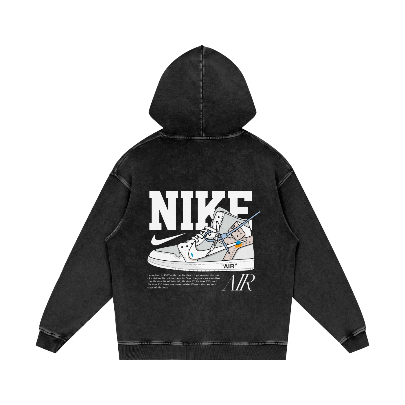 Acid Wash Oversize Hoodie - 420 GSM