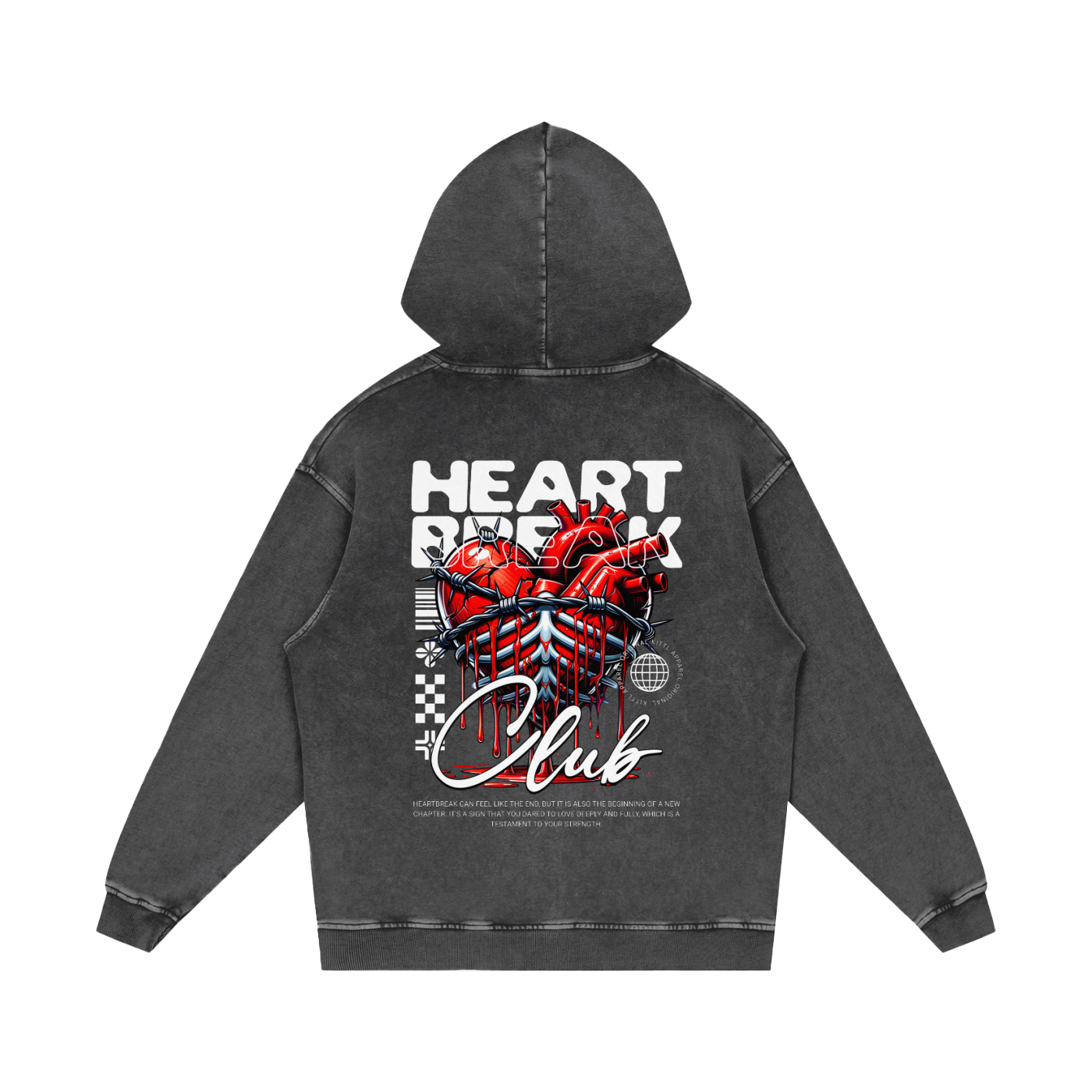 Acid Wash Oversize Hoodie - 420 GSM