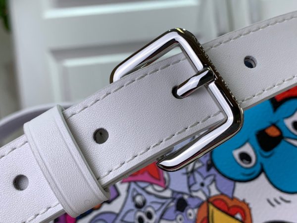 chest bag waist bag graffiti LV
