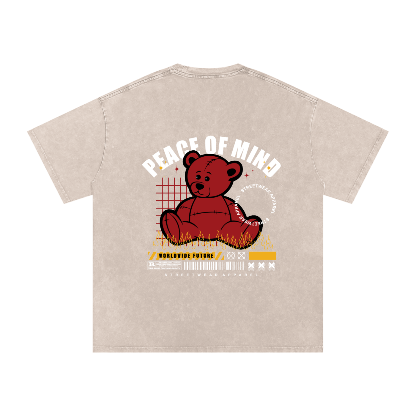 Acid Wash Oversize T-Shirt - 250 GSM