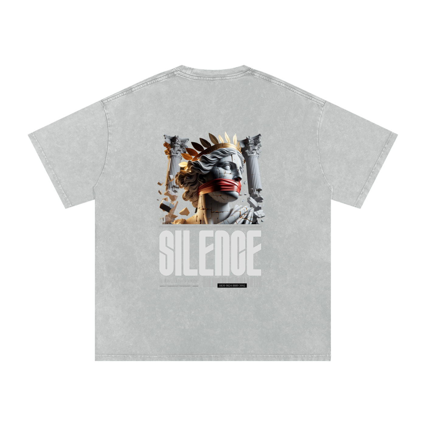 Acid Wash Oversize T-Shirt - 250 GSM