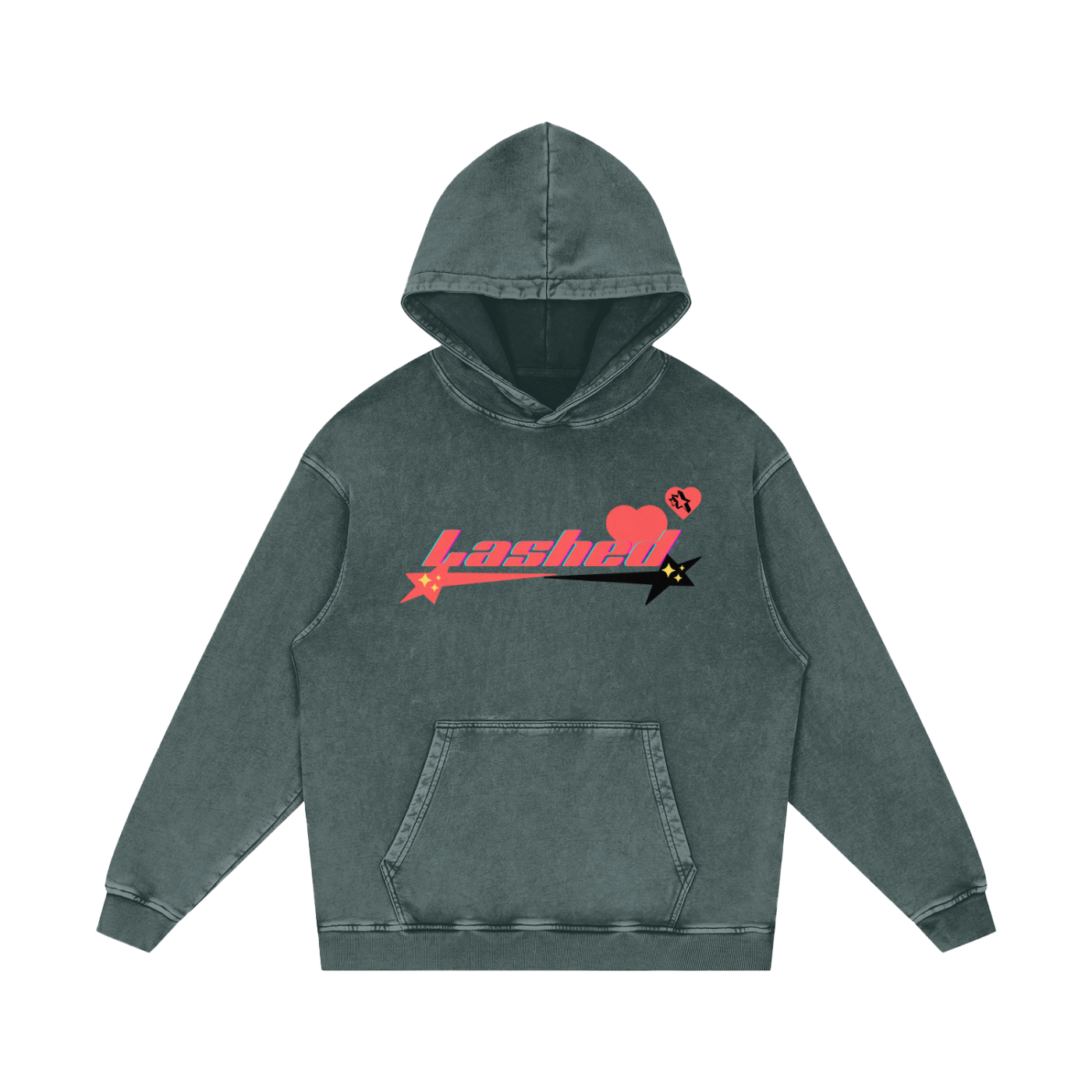 Acid Wash Oversize Hoodie - 420 GSM