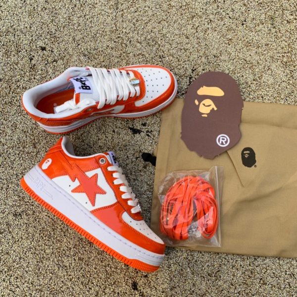 A Bathing Ape Bape SK8 Sta orange