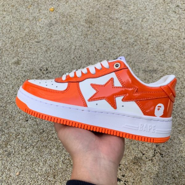 A Bathing Ape Bape SK8 Sta orange