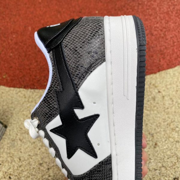 A Bathing Ape Bape Sta Snake Skin Black