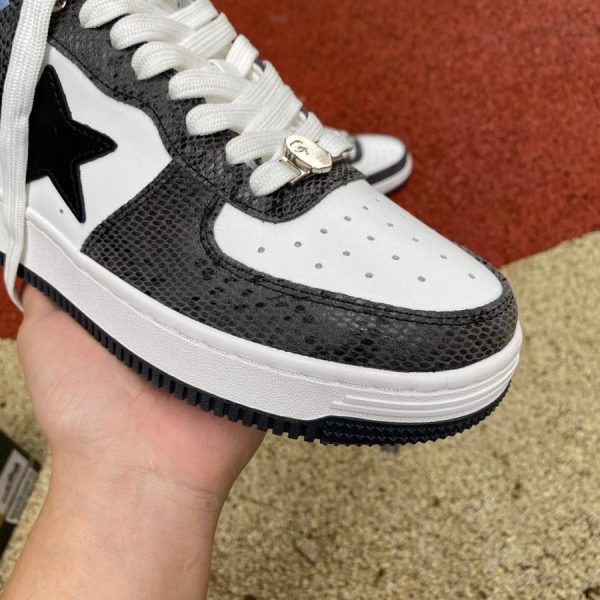 A Bathing Ape Bape Sta Snake Skin Black