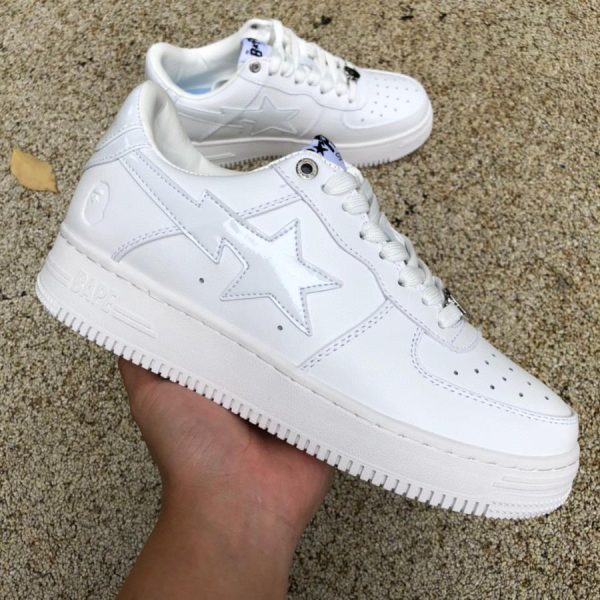 A Bathing Ape Bape Sta Triple White