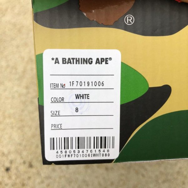 A Bathing Ape Bape Sta Triple White