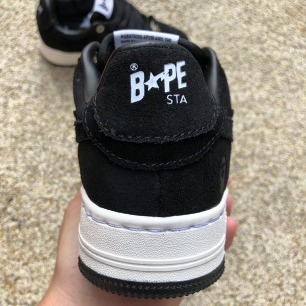 A Bathing Ape Bape Sta Black Suede