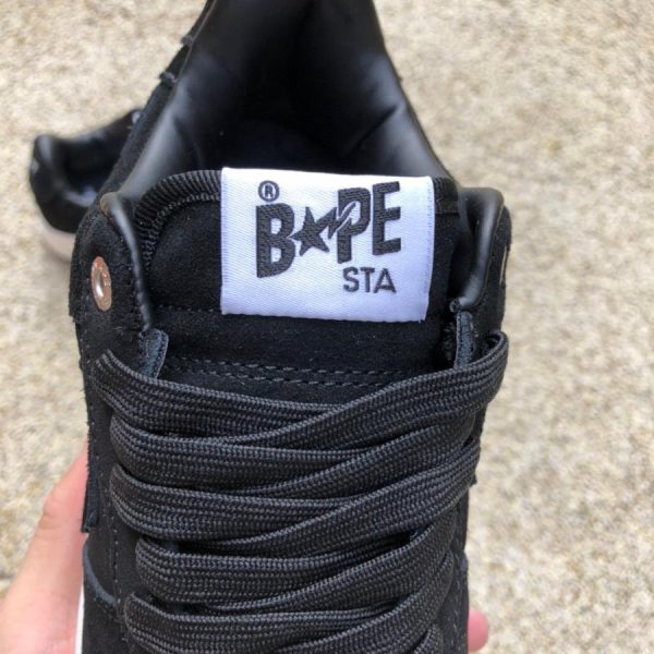 A Bathing Ape Bape Sta Black Suede
