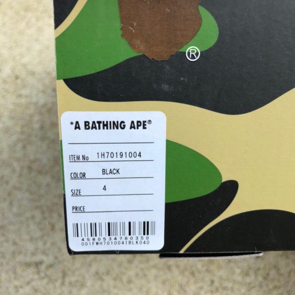 A Bathing Ape Bape Sta Black Suede