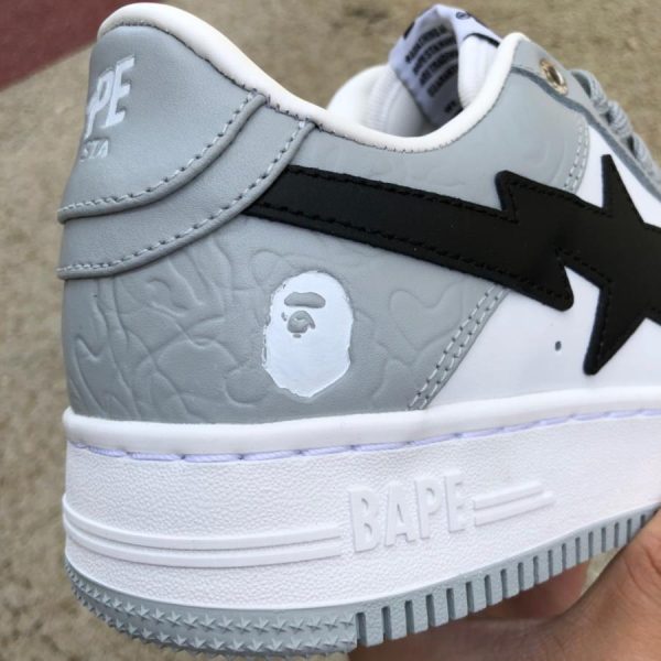 A Bathing Ape Bape Sta Low Grey Black