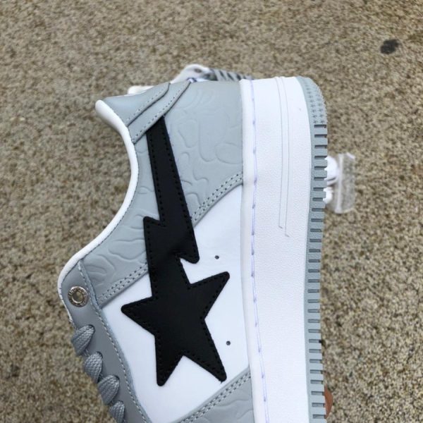 A Bathing Ape Bape Sta Low Grey Black