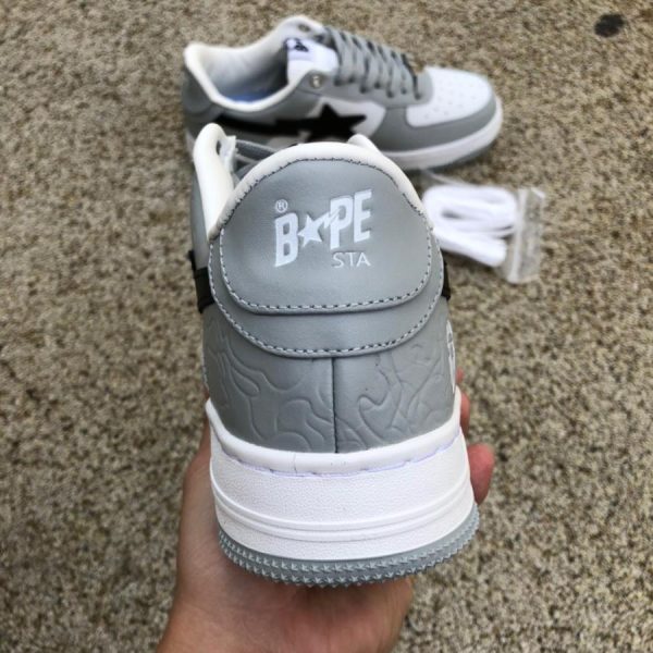 A Bathing Ape Bape Sta Low Grey Black