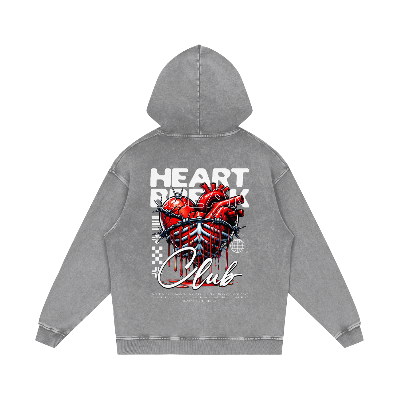 Acid Wash Oversize Hoodie - 420 GSM