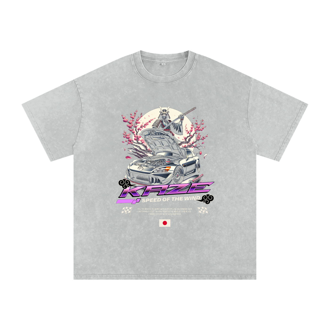 Acid Wash Oversize T-Shirt - 250 GSM