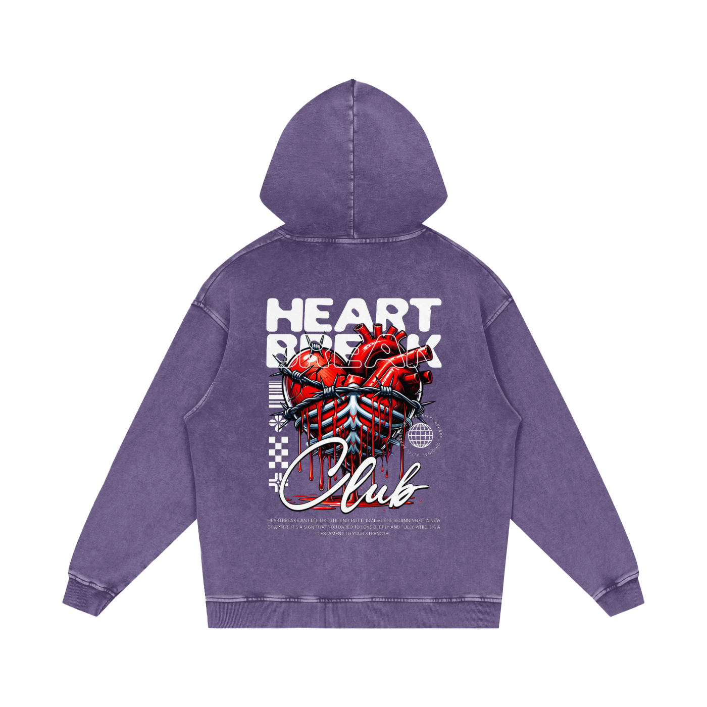 Acid Wash Oversize Hoodie - 420 GSM
