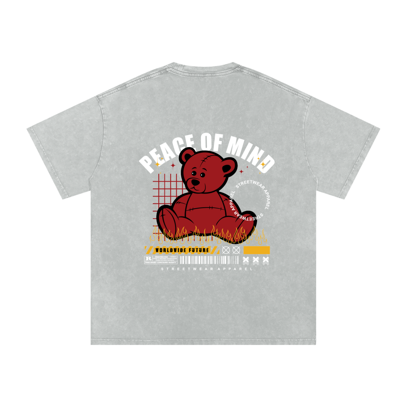 Acid Wash Oversize T-Shirt - 250 GSM