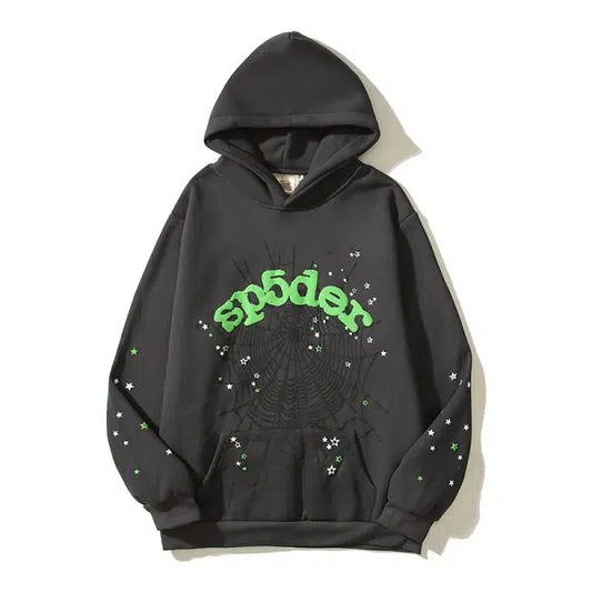 Sp5der Sweatshirt Spider Web Europe and the United States rap star young thug the same paragraph hip-hop trend hoodie