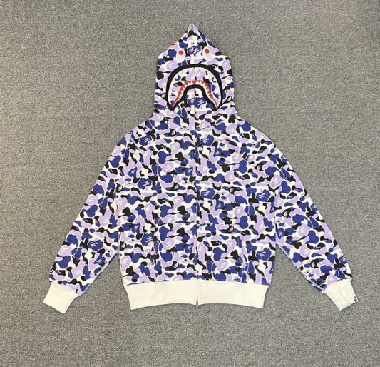 Bape – Hoodie – Camo Purple