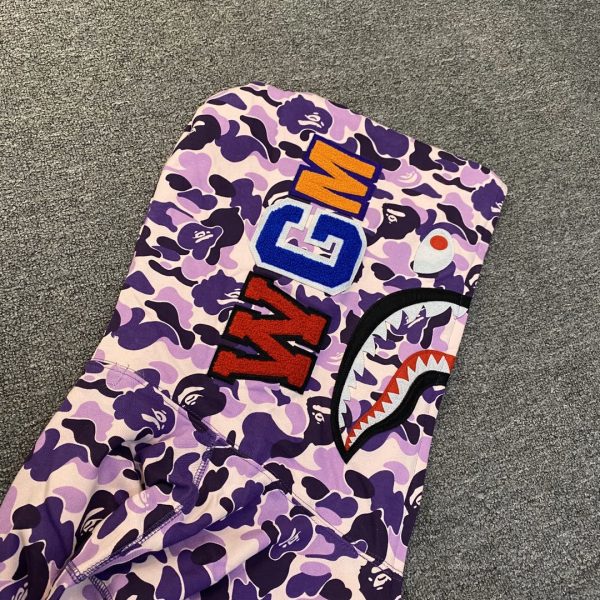 Bape – Hoodie – Purple