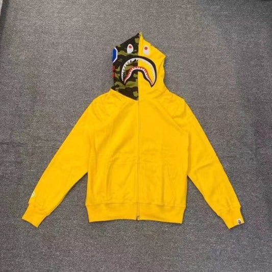Bape – Hoodie – Shark Yellow