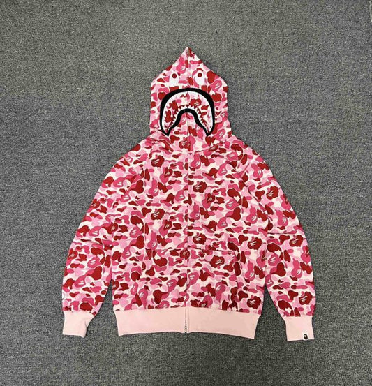 Bape – Hoodie – Camo Red