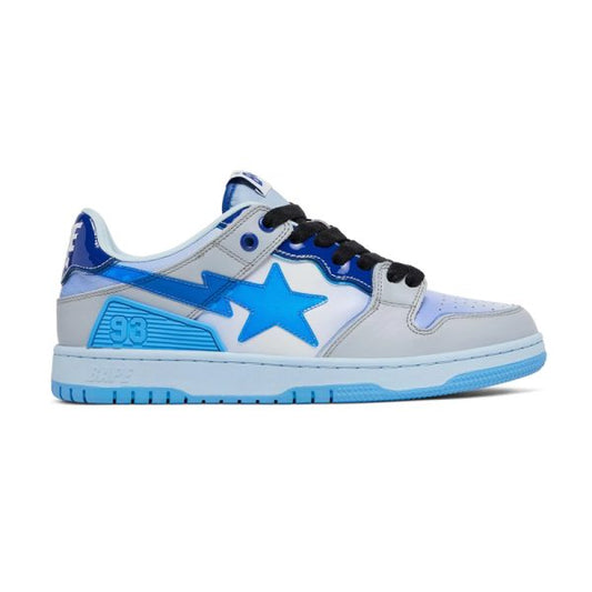 A Bathing Ape Bape Sta Patent Leather White Red (Copy)