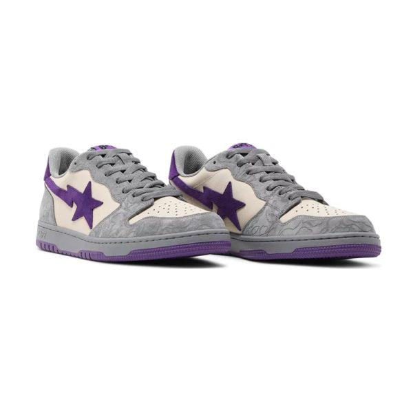 Bape Court Sta Royal Purple Sneakers