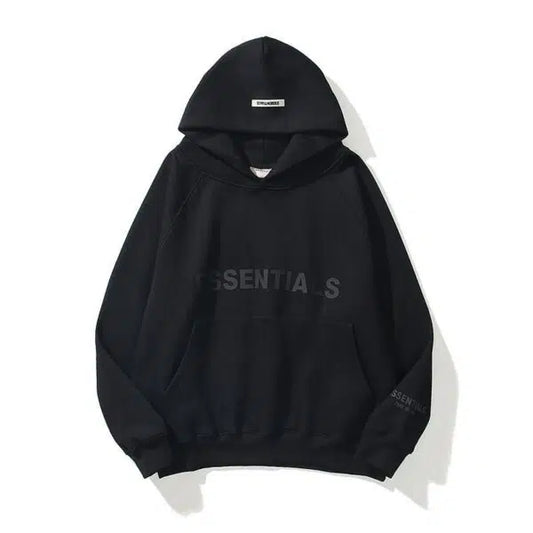 ESSENTIALS hoodie Black
