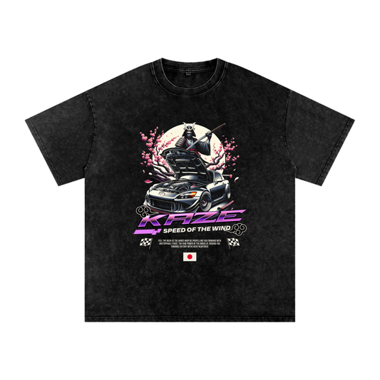 Acid Wash Oversize T-Shirt - 250 GSM