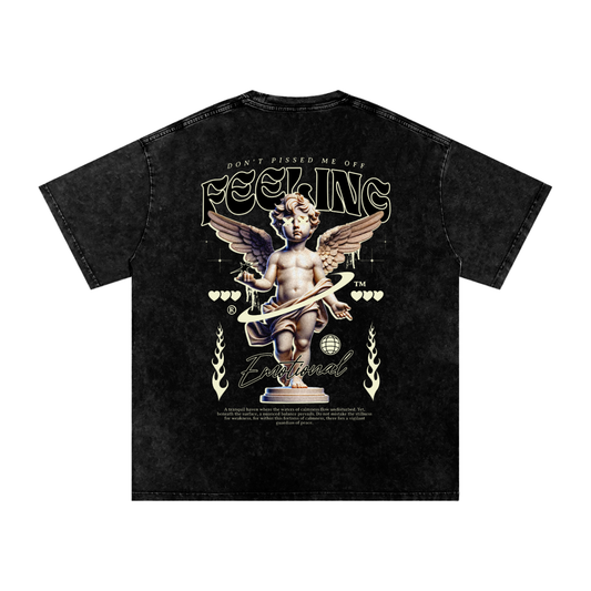 Acid Wash Oversize T-Shirt - 250 GSM