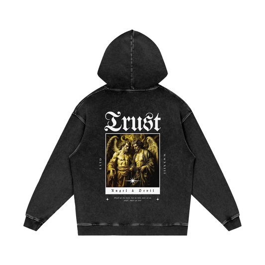 Acid Wash Oversize Hoodie - 420 GSM