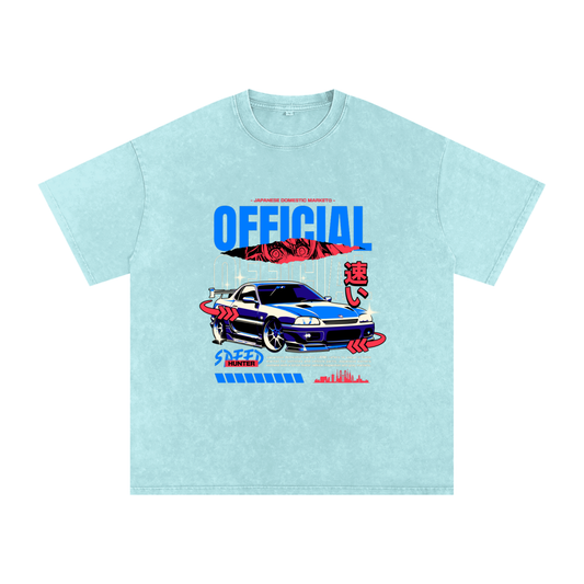 Acid Wash Oversize T-Shirt - 250 GSM