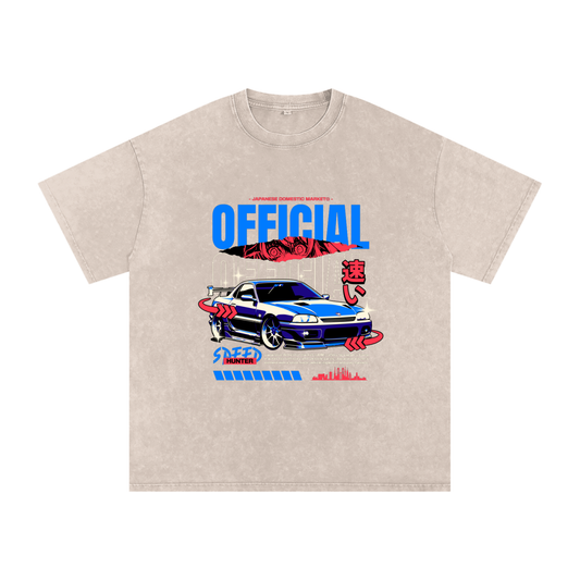 Acid Wash Oversize T-Shirt - 250 GSM
